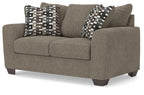 Triston-Peaks - Loveseat - Suede