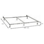 Kerns Queen or Eastern King or Cal King Bed Frame Black