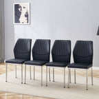 Luxury Simple High Resilience Dining Chair With Metal Legs