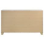 Caraway 6-drawer Dresser White