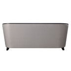 Zemocryss - Sofa With 3 Pillows - Beige Fabric