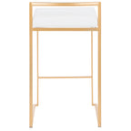 Fuji - Contemporary / Glam Design Counter Stool (Set of 2)
