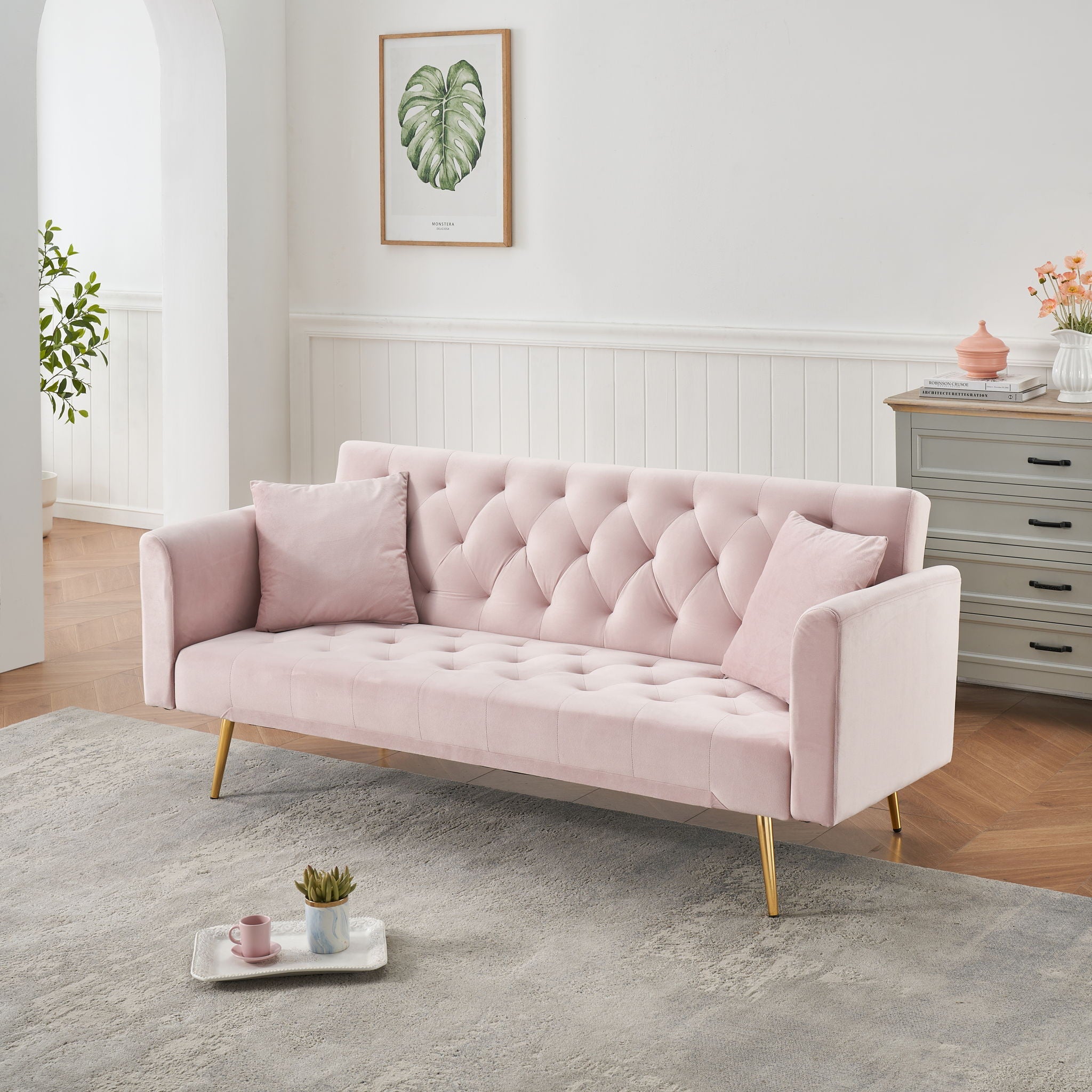 Convertible Double Folding Living Room Sofa Bed