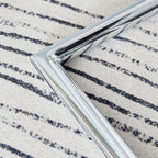 Modern Dining Chairs With Padded Seat, Metal Legs