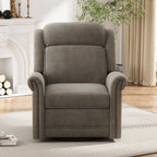 360 Degrees Swivel Recliner Manual Rocking Recliner Home With Adjustable Backrest