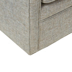 Wide Seat Arm Chair With 360 Degree Rotation