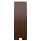 Jessica 5-drawer Bedroom Chest Cappuccino