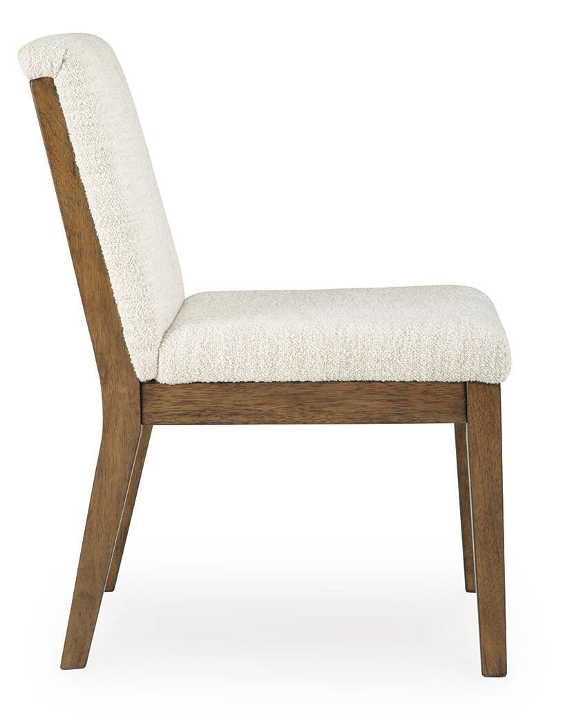 Marxmore - Dining Upholstered Side Chair (Set of 2) - Beige / Brown