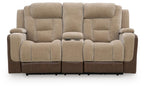 Mixed Motion - Power Reclining Loveseat With Console / Adjustable Headrest
