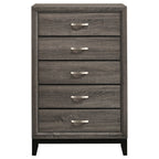 Watson 5-drawer Bedroom Chest Grey Oak