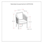 Parkside - Outdoor Conversation Chair (Set of 2) - Natural