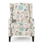 Westeros Wing Back Fabric Upholstered Recliner