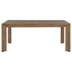 Bruner 7-piece 72-inch Rectangular Dining Set Natural Brown