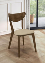 Kersey Wood Dining Side Chair Chestnut (Set of 2)