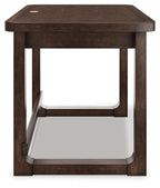 Breckington - Home Office Desk - Dark Brown