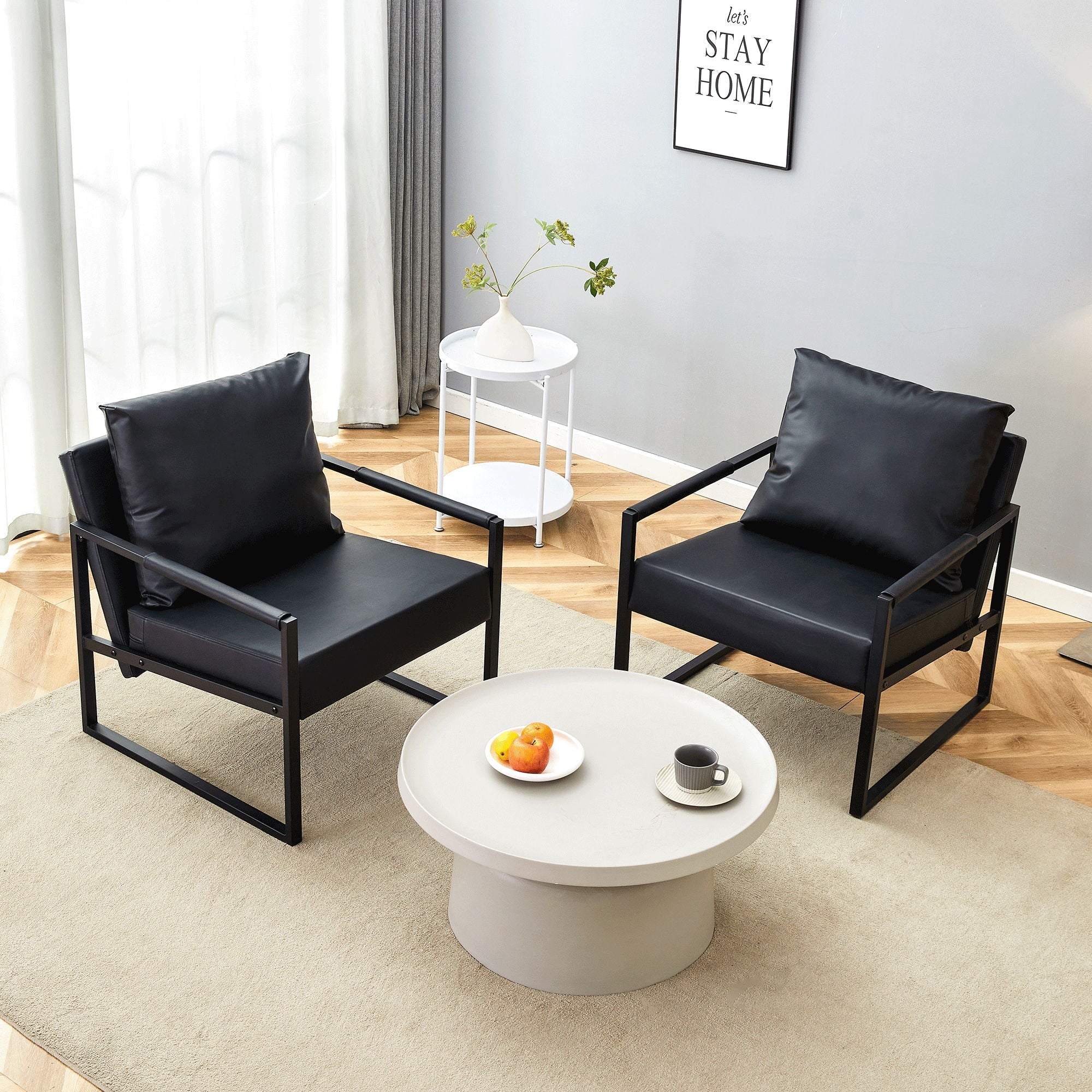 Classic And Metal Frame Sofa, Ergonomically Designed, A Perfect Blend Of Modern And Industrial Styles
