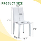 Elegant Upholstered Chairs & Metal Legs