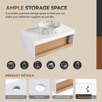 Floating Bathroom Vanity With Vessel Sink