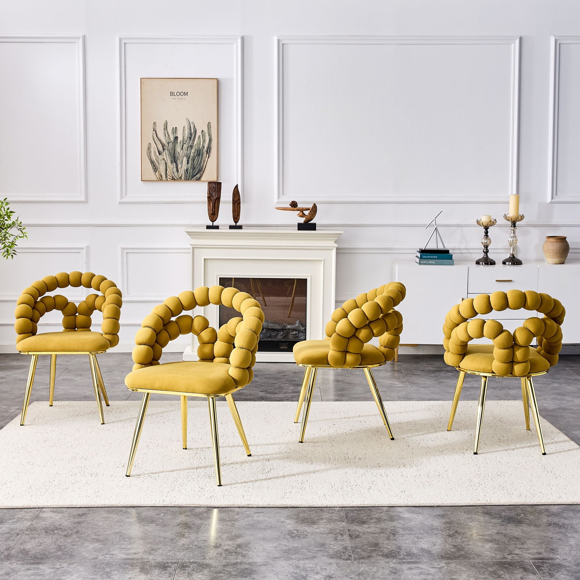 Puffy Bubble, Ball Chain Chairs For Dining Room