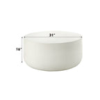 Dustan - Coffee Table - Natural White