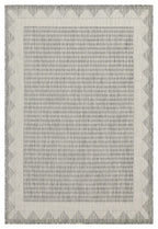 Sunshine - 5'3" X 7'3" Indoor & Outdoor Area Rug - Silver - Polypropylene
