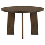 Strouse 5-piece Dining Set Cream and Walnut