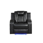 Benz - LED & Power Recliner Chair With Adjustable Headrest