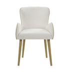 Qwin - Boucle Side Chair (Set of 2) - Beige
