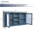 Modern Wall-Mount 2 In 1 Mirror Cabinet With Adjustable Shelves, Soft-Closing Hinges
