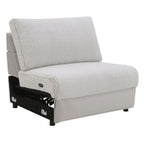 Tarrance - Modular Power Armless Recliner - Gray
