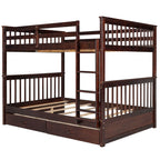 Bunk Bed With Ladders And 2 Storage Drawers