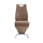 Tony - Dining Chairs (Set of 2) - Brown / Beige