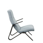 Manhattan - Accent Chair With High Back Support - Light Blue