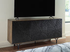 Lavinmont - Accent Cabinet - Multi Brown