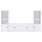 Laughlin 3-piece Entertainment Center TV Stand White