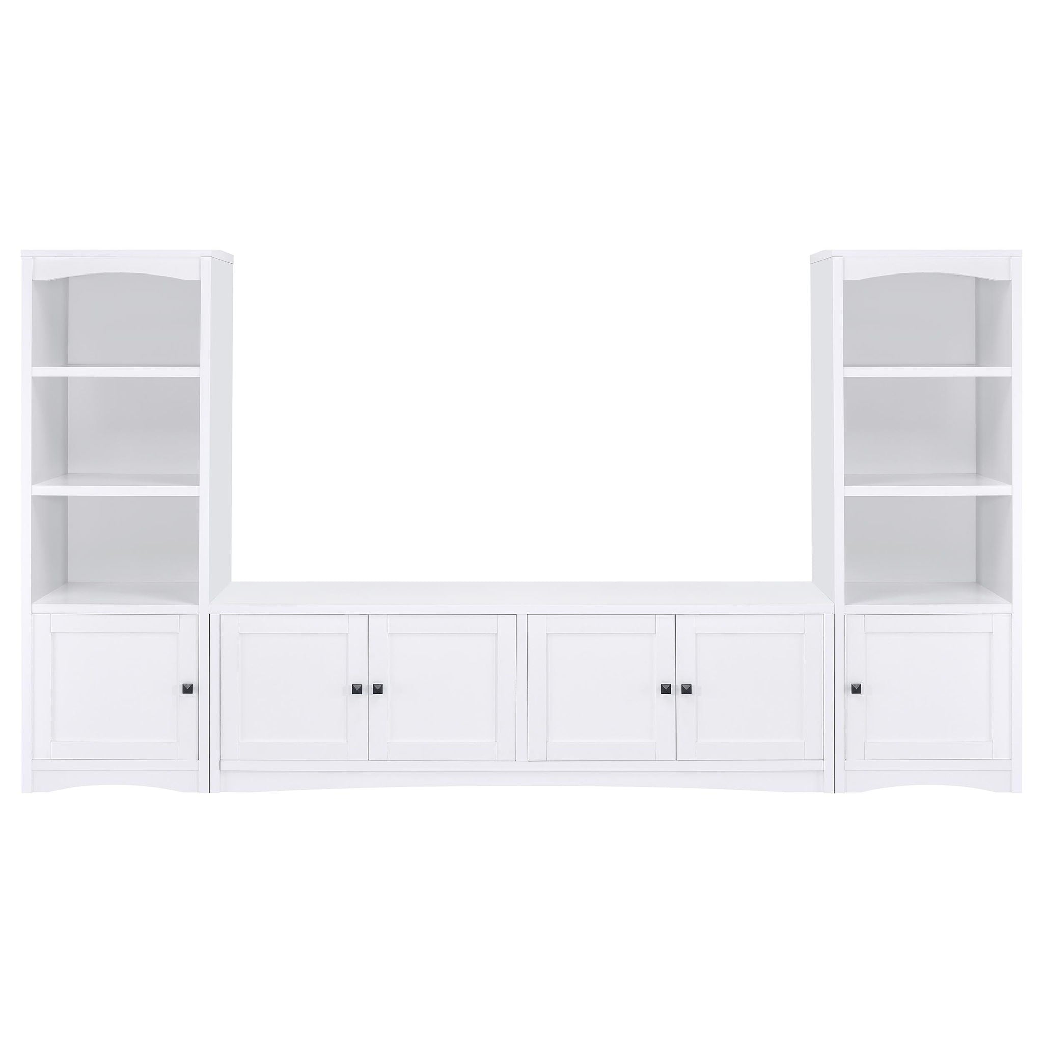 Laughlin 3-piece Entertainment Center TV Stand White