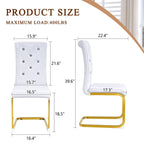 Elegant Design Alligator Skin Upholstered Dining Chairs