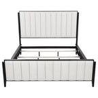 Brookmead 60-inch Upholstered California King Bed Black