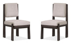 Tauren - Upholstered Side Chair (Set of 2) - Coffee Bean