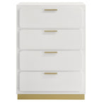 Caraway 4-drawer Bedroom Chest White