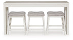 Robbinsdale - Rectangular Dining Room Counter Table Set (Set of 4) - Antique White