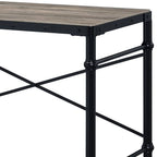 Oklarth - Writing Desk - Rustic Oak & Black