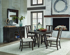 Westley Falls - Dining Side Chair With Upholstered Seat (Set of 2) - Graphite