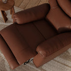 Oslo Antelope - Swivel Glider Recliner With Manual Footrest