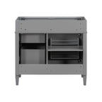 Bathroom Vanity With 2 Drawers And Tip-Out Drawer, Storage Cabinet