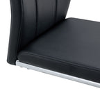 Modern Dining Chairs With High Backrest And Sturdy Legs