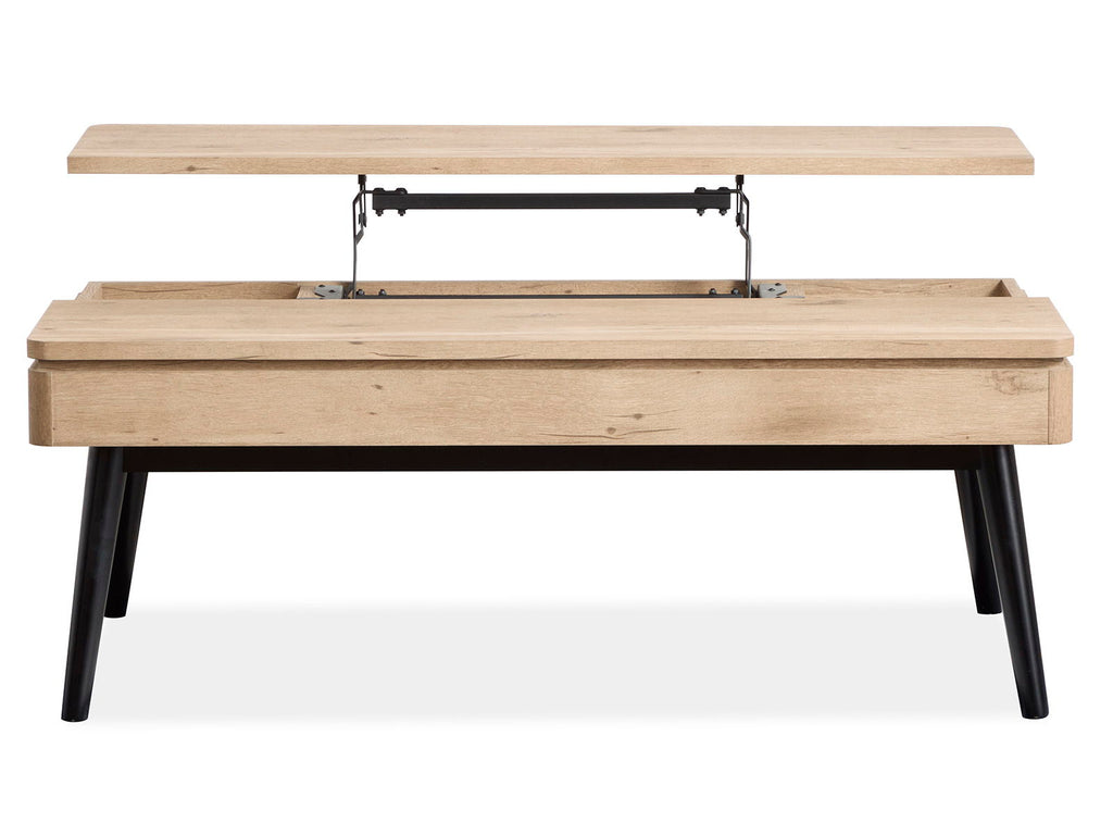 Fletcher - Lift Top Storage Cocktail Table - Driftwood