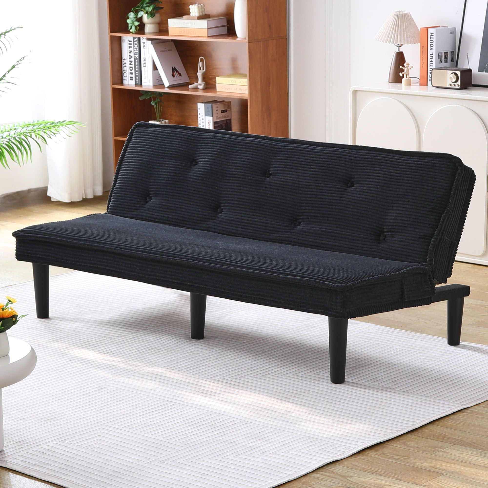 Versatile Sofa Bed With Solid Wood Frame