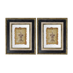 Lucian - Framed Antiqued Sculpture Print