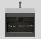 Alice - Bathroom Vanity With Sink, Wall Mounted, Floating